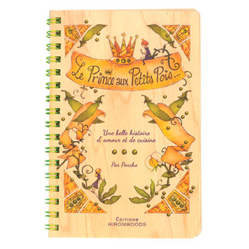 le prince aux patits pois livre en bois