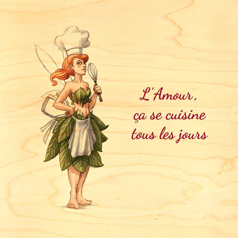 hironwoods-poster-bois-amour-cuisine-300x300mm image 1
