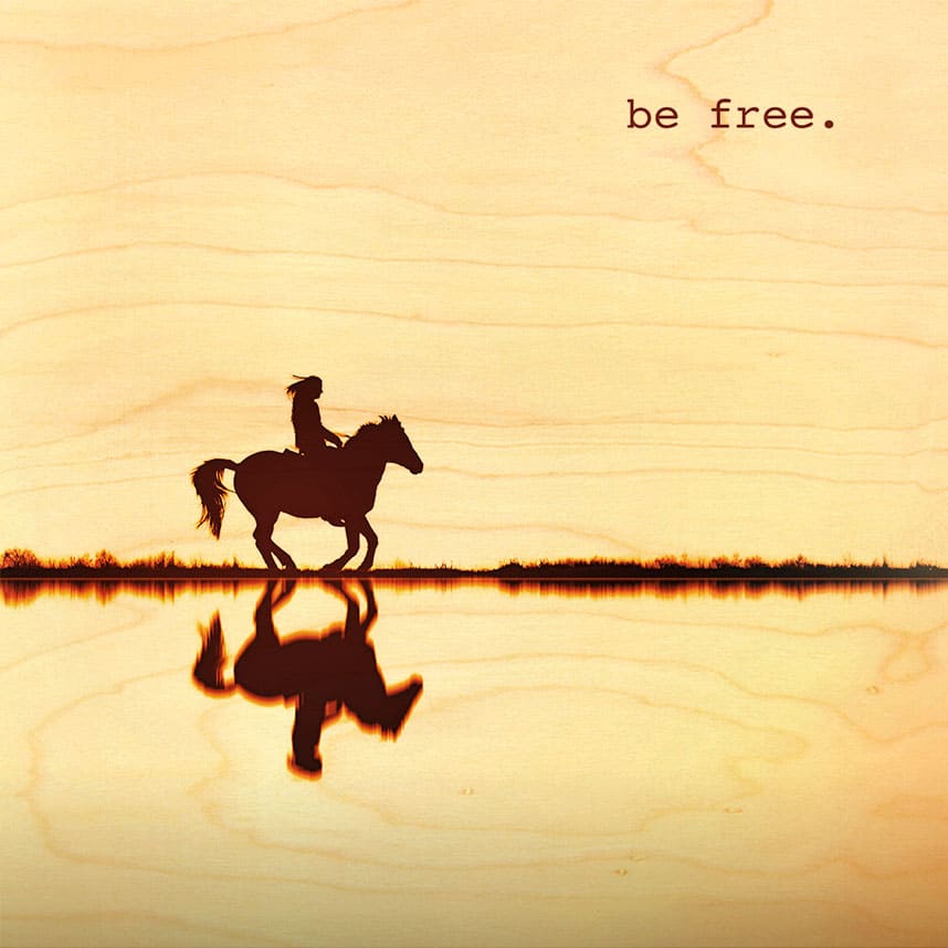 hironwoods-poster-bois-be-free-300x300mm image 1
