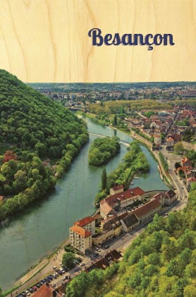 hironwoods-cartes-postales-carte-bois-besan-on-100x150mm image 1