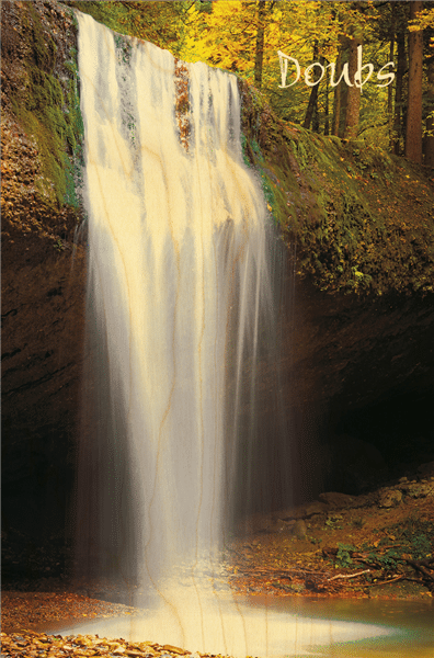 hironwoods-doubs-cascade-carte-postale-bois-100x150 image 1