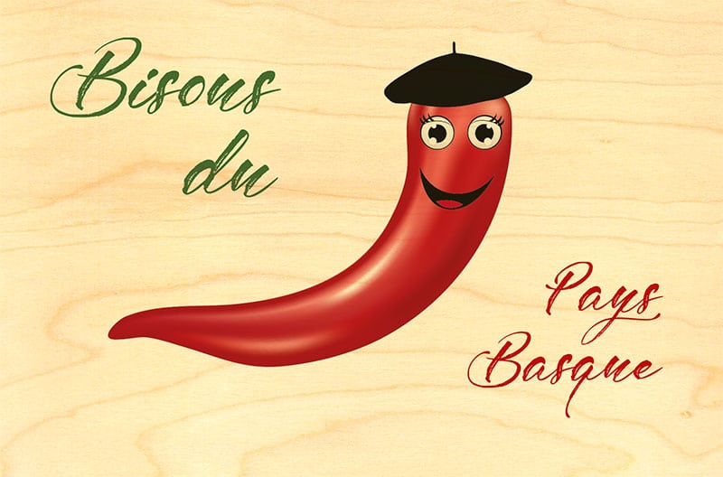 hironwoods-carte-postale-bois-basque-piment-b-ret-100x150mm image 1