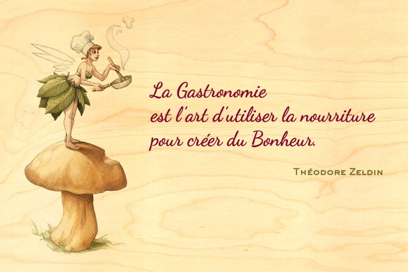 hironwoods-citation-gastronomie-carte-bois-dessin image 1