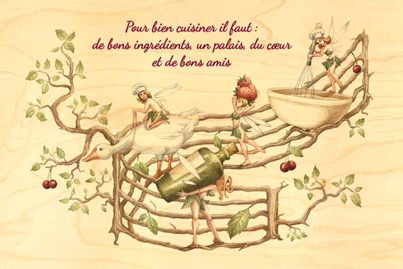 hironwoods-bien-cuisiner-carte-postale-bois-100x150-mm image 1