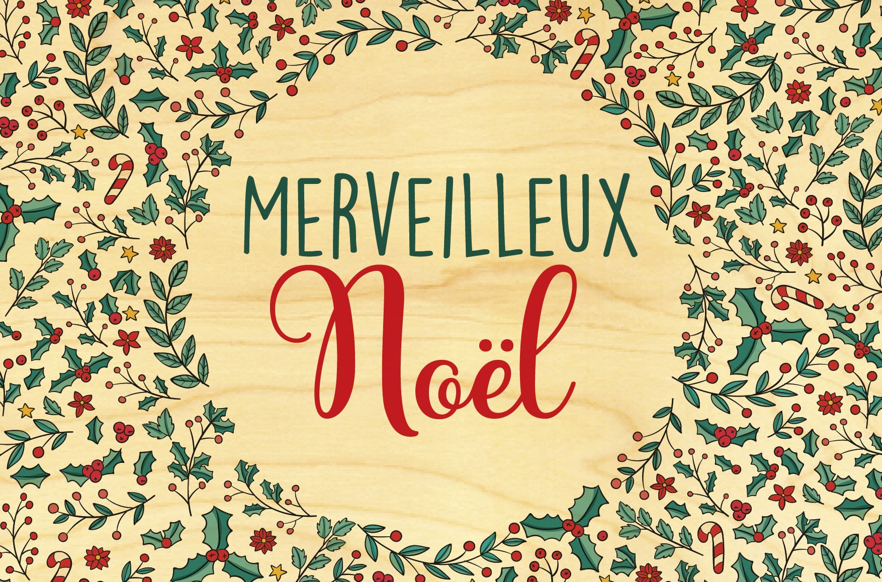 hironwoods-merveilleux-no-l-carte-en-bois-v-ux-100x150mm image 1