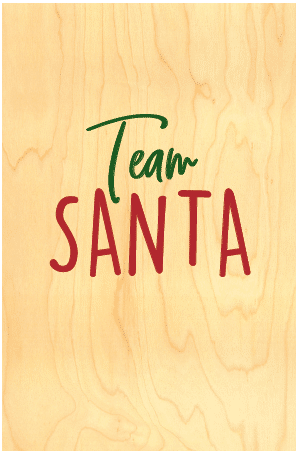 hironwoods-carte-voeux-bois-team-santa-100x150mm image 1