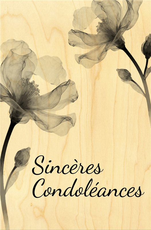 hironwoods-cartes-bois-condol-ances-coquelicot-carte-100x150mm image 1