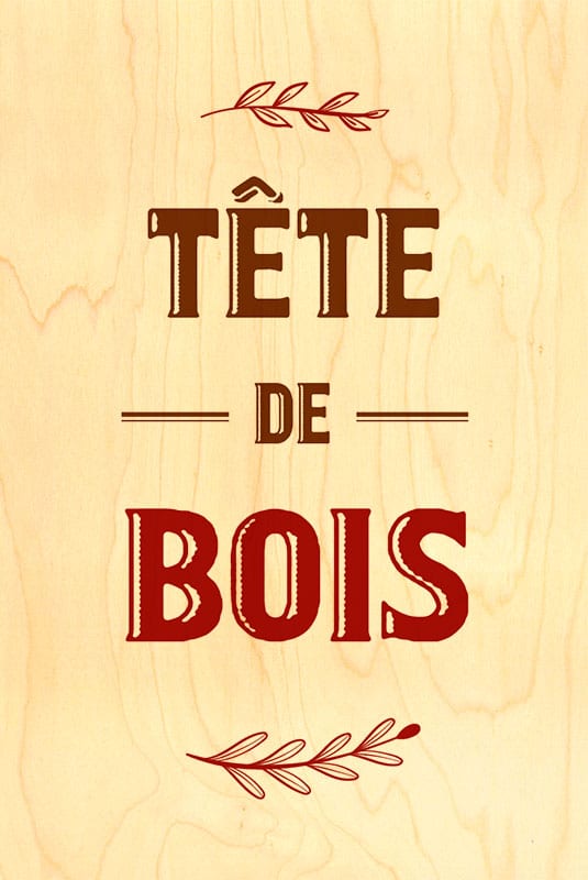 hironwoods-carte-postale-bois-happy-wood-t-te-de-bois-100x150mm image 1