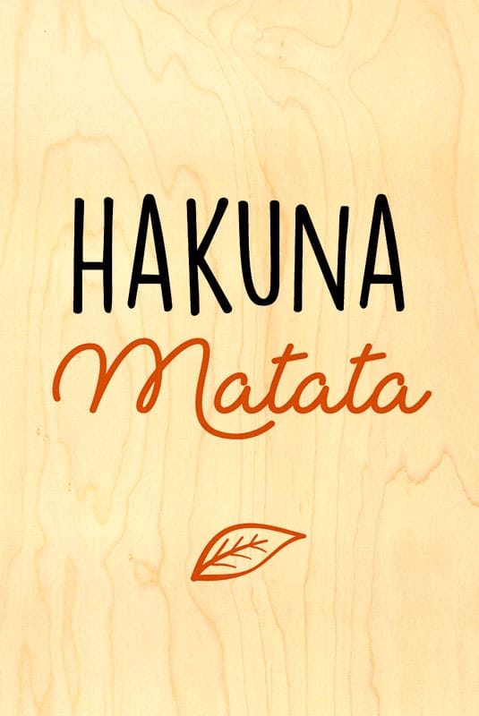 hironwoods-carte-postale-bois-happy-wood-hakuna-100x150mm image 1