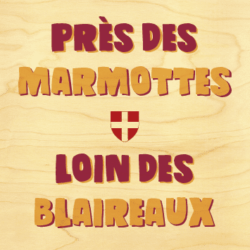 hironwoods-marmottes-blaireaux-magnet-bois-carr-6x6cm image 1