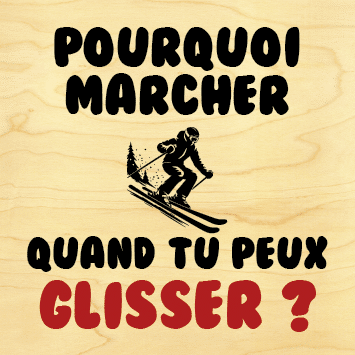 hironwoods-magnets-en-bois-magnet-carr-6x6cm-pourquoi-marcher-ski image 1