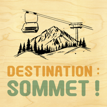 hironwoods-destination-sommet-magnet-bois-6x6cm-carr image 1