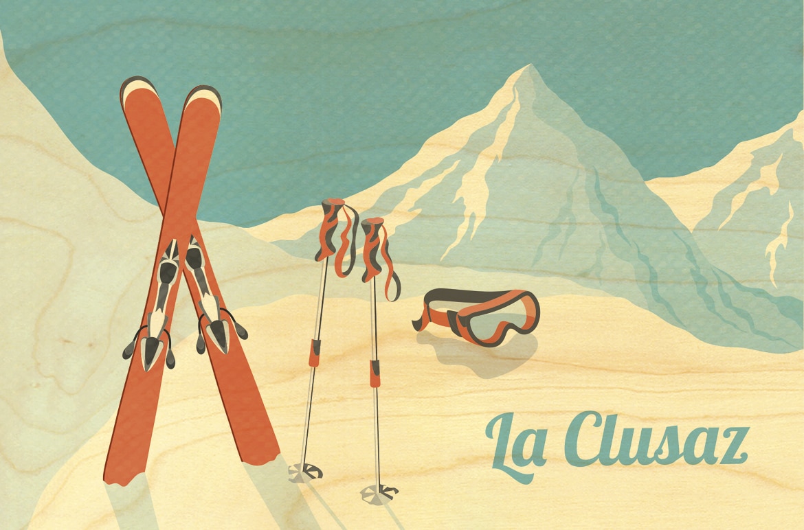 hironwoods-magnets-en-bois-vintage-montagne-ski-magnet-bois image 1