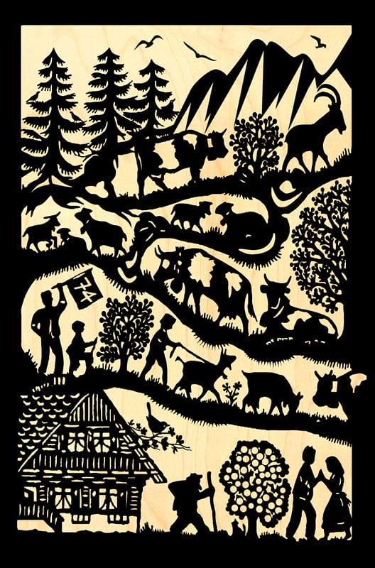 hironwoods-poya-magnet-bois-frigo-montagne image 1