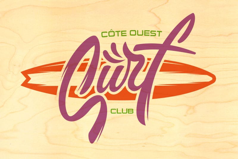 hironwoods-c-te-ouest-surf-club-carte-postale-bois-100x150mm image 1