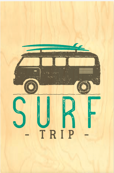 hironwoods-combi-surf-trip-carte-postale-bois-100x150mm image 1