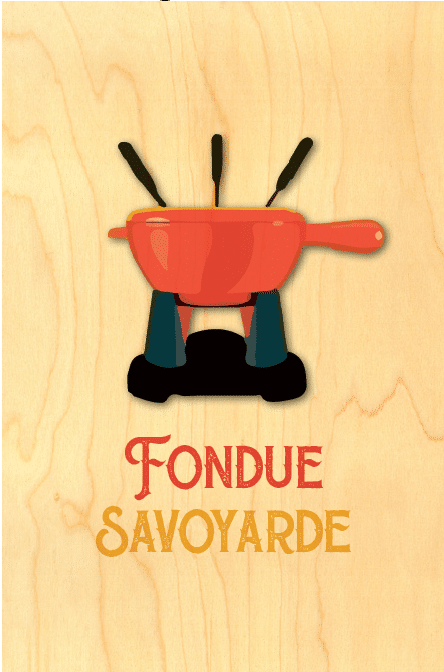 hironwoods-carte-postale-bois-fondue-savoyarde-100x150mm image 1