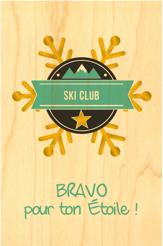 hironwoods-bravo-ton-toile-carte-postale-bois-ski-100x150 image 1