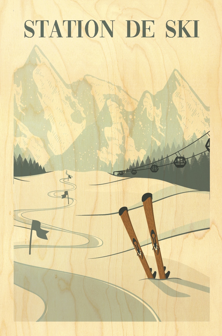 hironwoods-slalom-vintage-carte-postale-bois-100x150 image 1