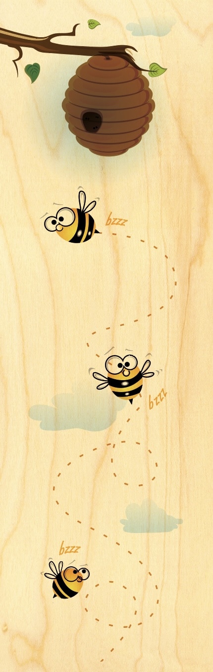 hironwoods-marque-pages-abeilles-marque-page-bois-insecte image 1