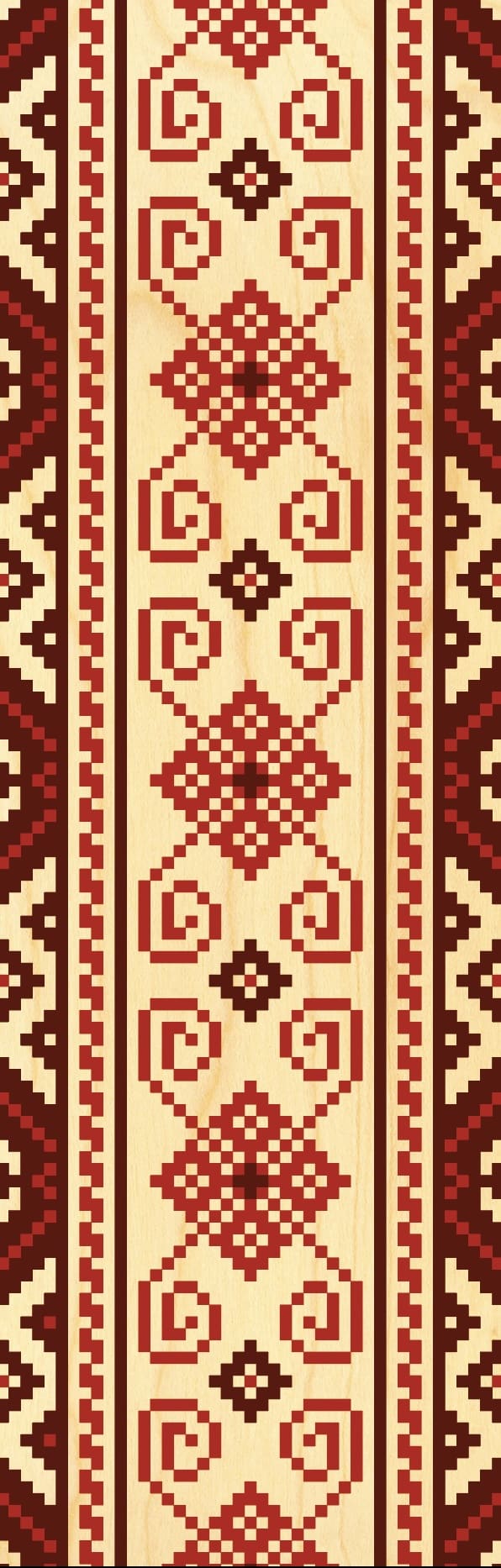 hironwoods-maille-rouge-marque-page-bois image 1