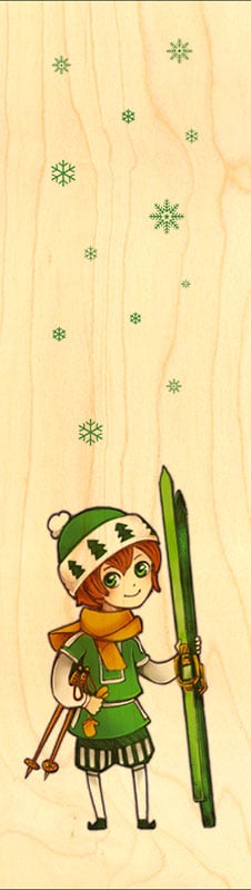 hironwoods-skieur-marque-page-bois-motif-ski image 1