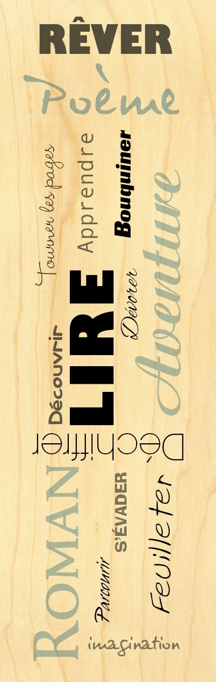 hironwoods-marque-pages-lire-marque-page-bois-criture-bleue image 1