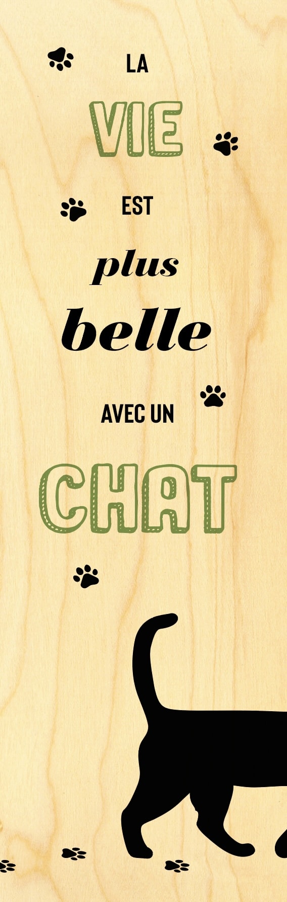 hironwoods-vie-avec-un-chat-marque-page-bois image 1