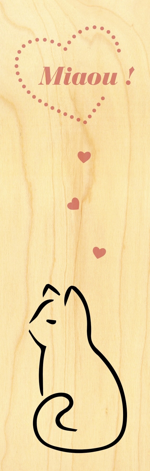hironwoods-chat-miaou-marque-page-bois-animaux image 1
