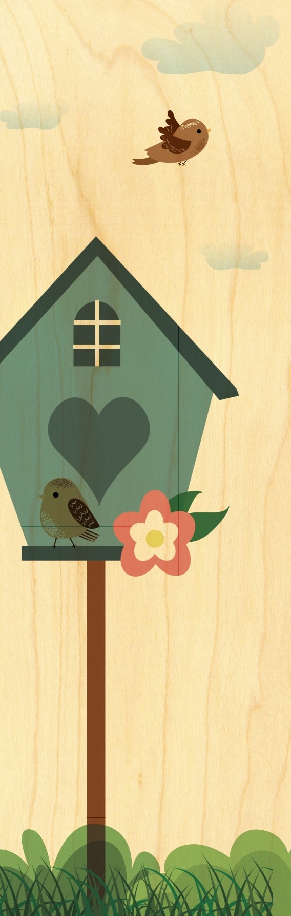 hironwoods-marque-pages-oiseau-cabane-marque-page-bois image 1