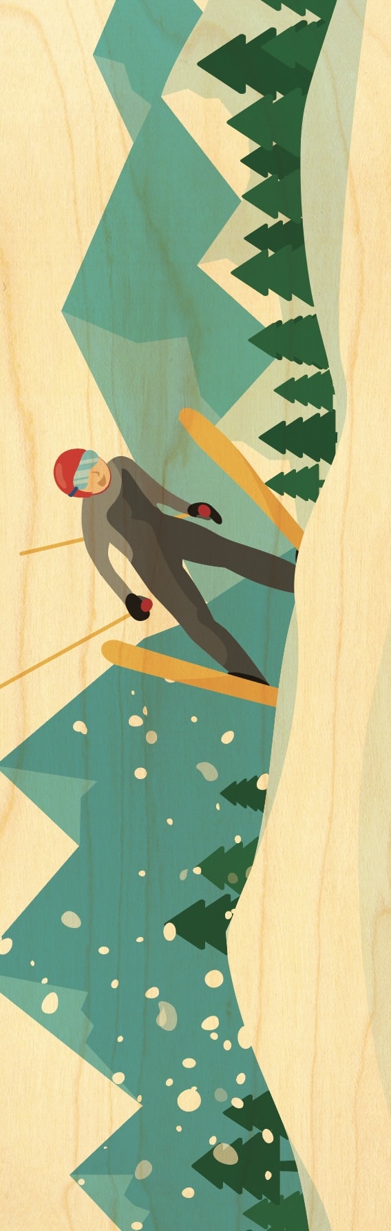 hironwoods-saut-skis-marque-page-bois-sport-hiver image 1