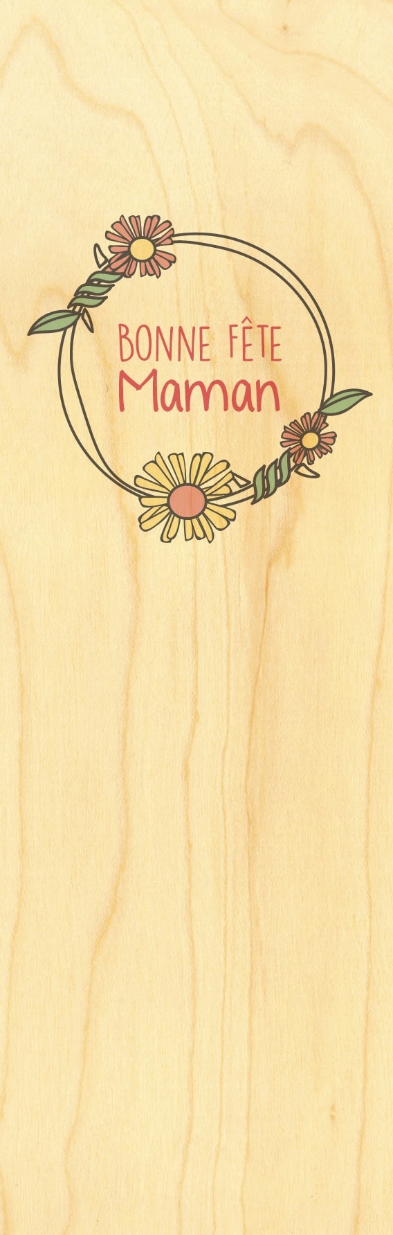 hironwoods-marque-pages-maman-ch-rie-marque-page-bois-f-te image 1