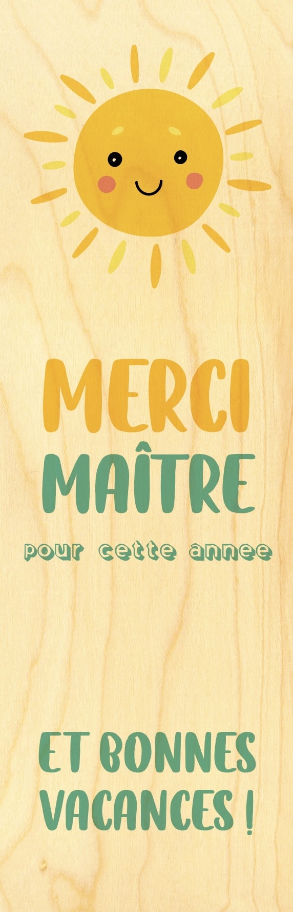 hironwoods-merci-ma-tre-soleil-marque-page-bois-cadeau-cole image 1