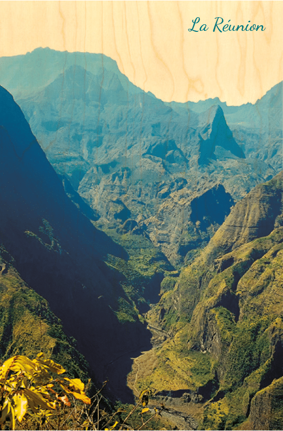 hironwoods-carte-postale-bois-r-union-gorges-montagnes-100x150mm image 1