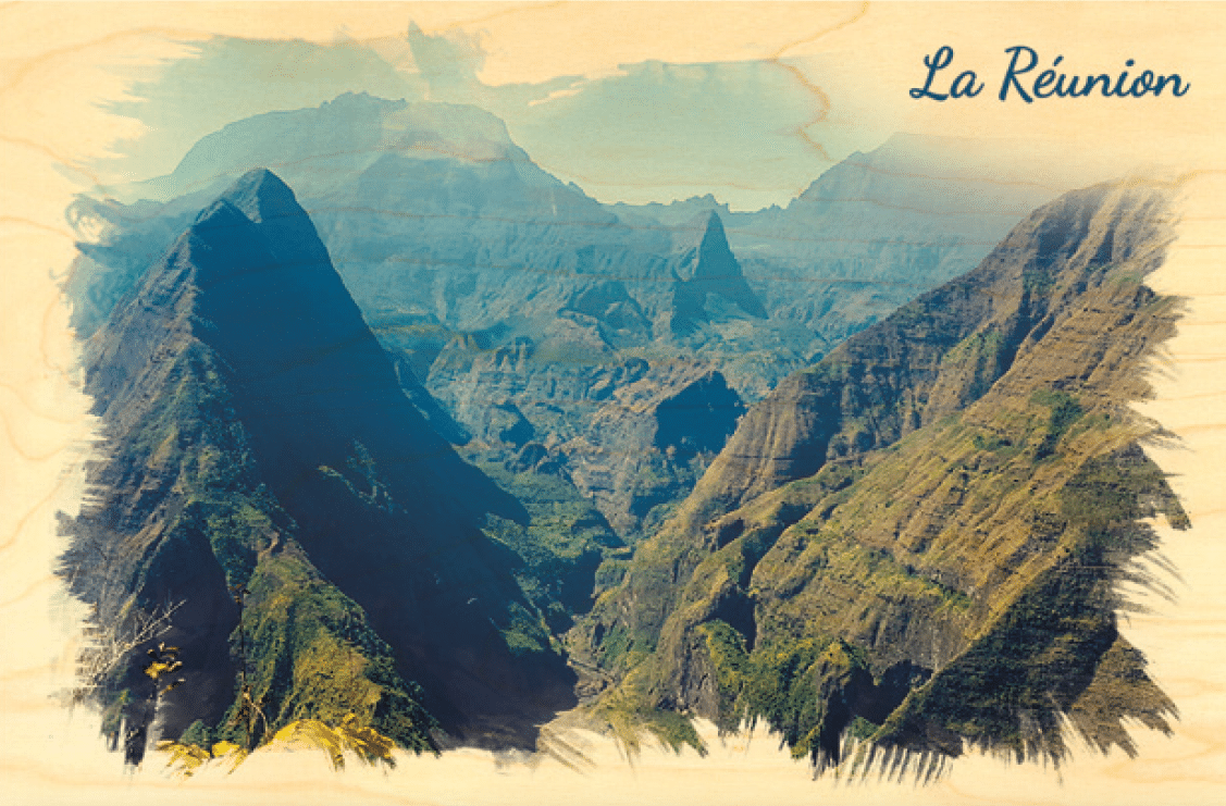 hironwoods-carte-postale-bois-r-union-volcans-100x150mm image 1