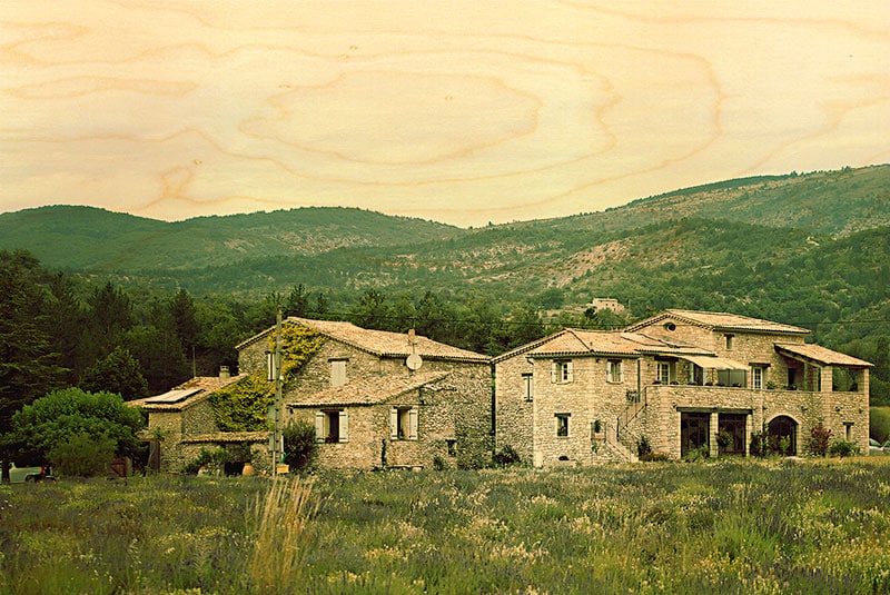 hironwoods-carte-postale-carte-bois-mas-proven-al-100x150mm image 1