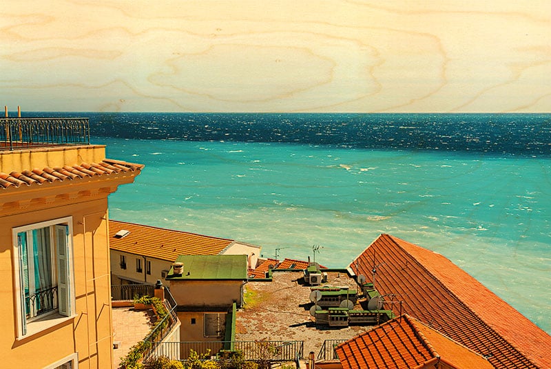 hironwoods-villa-mer-carte-postale-bois-100x150mm image 1