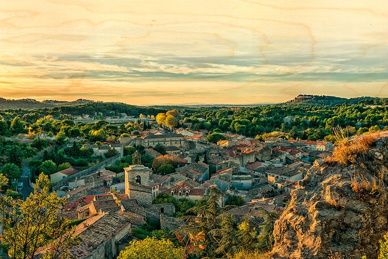 hironwoods-panorama-provence-carte-postale-bois-100x150mm image 1