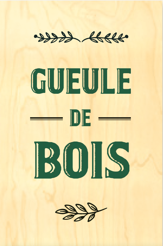 hironwoods-carte-postale-carte-bois-gueule-de-bois-100x150mm image 1