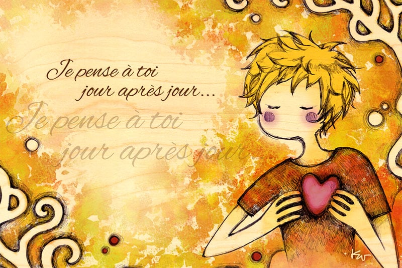 hironwoods-poncho-carte-postale-bois-jour-apr-s-jour image 1