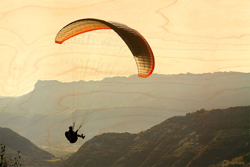hironwoods-carte-postale-bois-air-parapente-100x150mm image 1