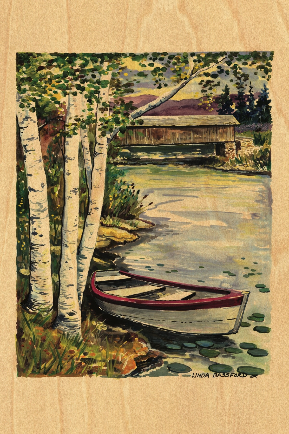 hironwoods-carte-postale-bois-white-canoe-100x150mm image 1